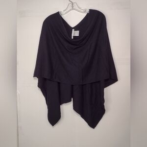 Caroline Grace Elegant Black Women's Cape/Topper